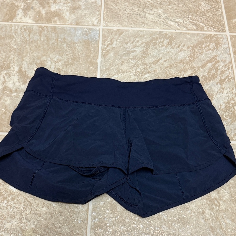 Lululemon Athletica Dark Blue Athletic Shorts